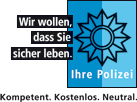Logo wir wollen dass sie sicher leben