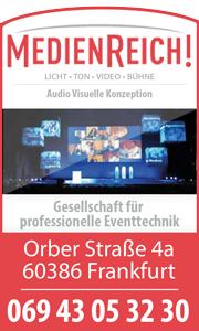 Medienreich Licht, Ton, Bühne, Video Audio Visuelle Konzeption, Gesellschaft für professionelle Eventtechnik